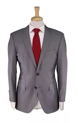 Hugo Boss Current The James/Sharp Light Gray Super 120s Guabello Wool Blazer 38R • $35