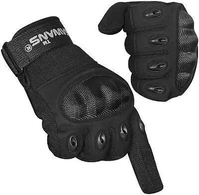 Motorbike Motorcycle Gloves Carbon Fiber Hard Knuckle Protection Riding Sports   • £9.99