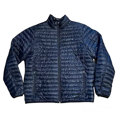 Eddie Bauer Mens Large EB650 Quilted Puffer Full Zip Jacket Down Insulation • $27.89