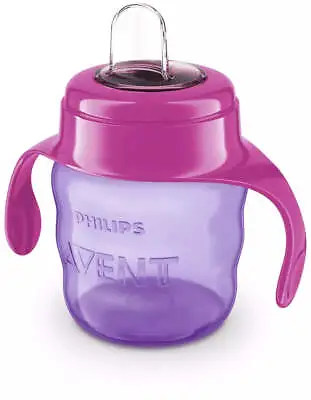 £8.60 • Buy Philips Avent Silicone Spout Cup 6m+ (Pink/Purple) 200ml SCF551/03