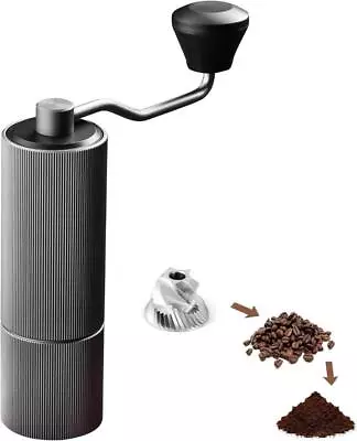 Manual Coffee Grinder Burr Coffee GrinderHand Grinder CNC Stainless Steel • £29.99