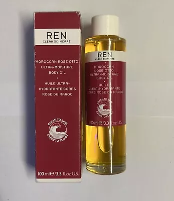 £29.95 • Buy REN Moroccan Rose Otto Ultra Moisture Body Oil 100ml