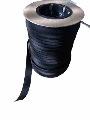 Boat Binding Tape Trim Marine 1 Inch Acrylic Canvas - Black Color Sold For Yard. • $2.99