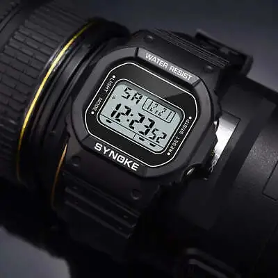 SYNOKE Outdoor Military Mens Digital Watch Waterproof • £13.19