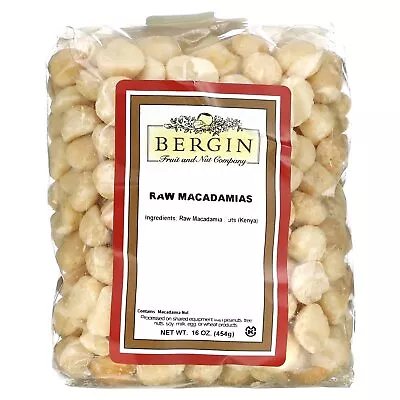 Raw Macadamias 16 Oz (454 G) • $26.60