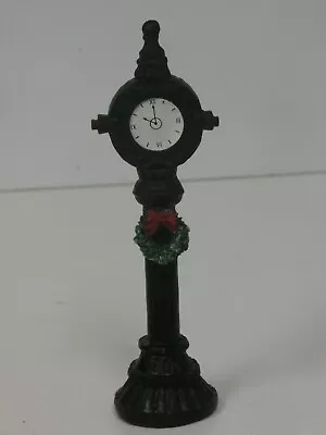 Vintage Mervyn's Christmas  Village Square Street Clock   2000 • $6.99