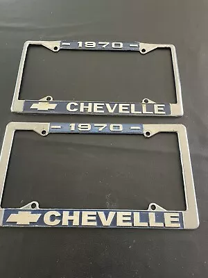 1970 Chevelle License Plate Frames Front And Rear Pair • $40.90