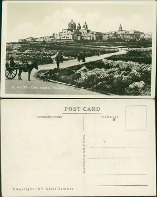 £8 • Buy Malta Citta Vecchia Notabile Real Photo Alf Galea Zammit