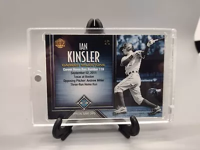 2017 Honus Bonus Fantasy Baseball Career Milestones 1/1 Ian Kinsler Home Run 116 • $13.99