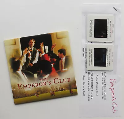 CD-ROM + 2 Color Slide EMPEROR'S CLUB Kevin KLINE Hirsch Movie Digital PRESS KIT • $10