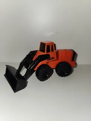 Vintage 1992 Tiny Orange Tonka Loader Truck 1:64 Mini Metal • $12