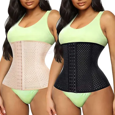 Women Corset Waist Trainer Cincher Training Body Shaper Shapewear Underbust Belt • $10.79