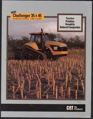 Caterpillar Challenger 35 & 45 Agricultural Crawler Tractor Brochure Leaflet • £6