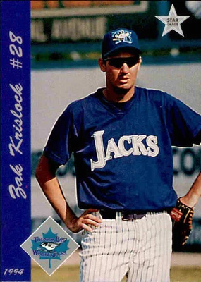 $12.99 • Buy 1994 Thunder Bay Whiskey Jacks Team Issue #11 Zak Krislock ARlington Virginia VA