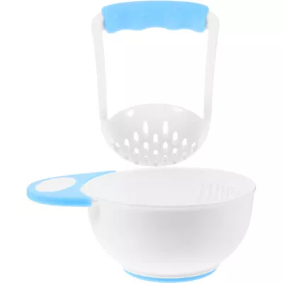 Manual Food Grinding Bowl Food Fruit Masher Maker Baby Fruit Masher • £8.85