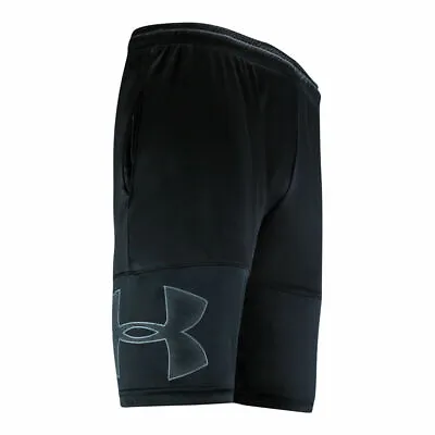 Mens Under Armour Gym UA Big Logo Muscle Athletic Logo Shorts New With Tags • $18.89
