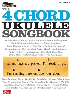 $39.95 • Buy 4 Chord Ukulele Songbook Strum And Sing (Softcover Book)