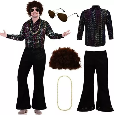 Haull Mens 70's Disco Costume • $14.99