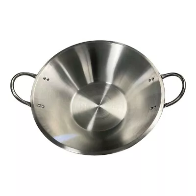 $94.50 • Buy Cazo Para Carnitas 23  Stainless Steel Acero Wok Comal Fry Mexican Style