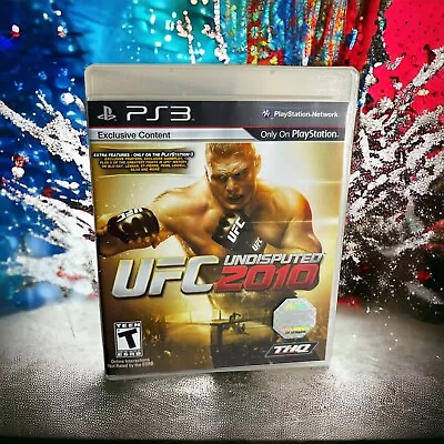 Sony PlayStation PS3 UFC Undisputed 2010 Rated T For Teen. Has Manual  • $10