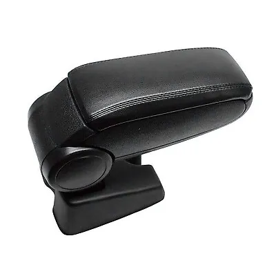 Black Center Console Armrest For Skoda Roomster 2007-2015 Plastic PU Leather 1Pc • $79.90