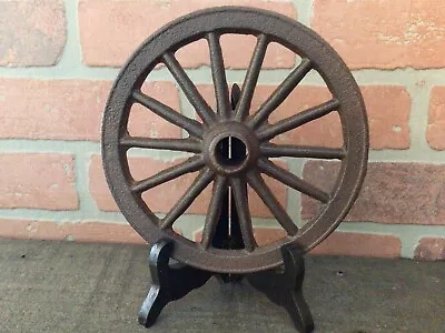 6 3/4  Rustic Cast Iron Vintage Home Decor Wagon Wheel Make A Great Gift! • $39.95