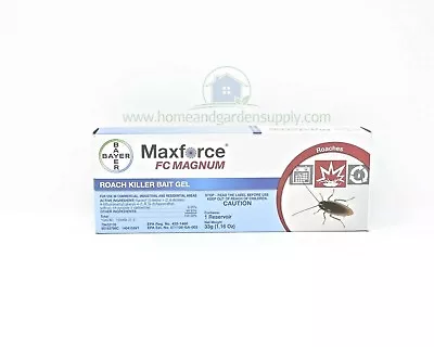 Bayer Maxforce FC Magnum 33 Gram Roach Gel Bait Cockroaches German American • $15.88