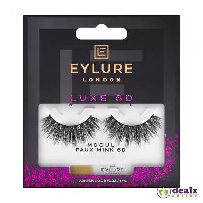 Eylure Reusable False Black Eyelashes Extension Adhesive Eye Lash Style Beauty • £8.99