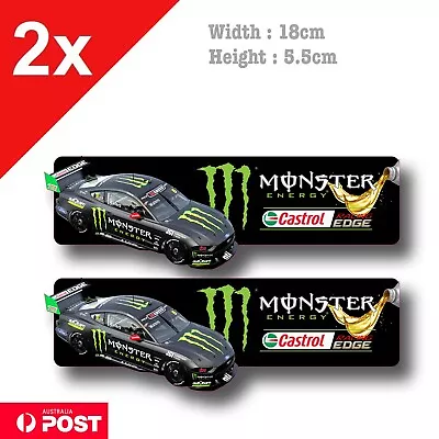 Ford Mustang Monster Energy Drink Castrol V8 Supercars Banner Decal Sticker • $8.20