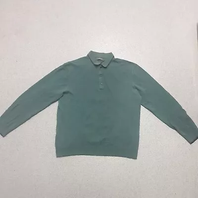 Marks And Spencer Long Sleeve Polo Shirt • £10.50