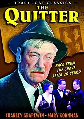 Quitter (DVD) Charley Grapewin Emma Dunn William Bakewell Mary Kornman • $14.08