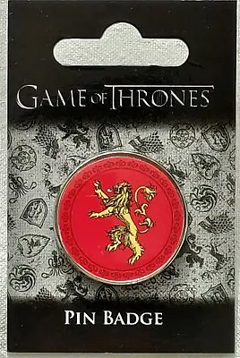 Game Of Thrones - Pin Badge - House Lannister - Brand New • £3.99