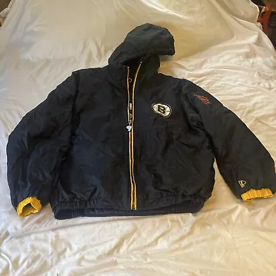 Vintage Pro Player NHL Boston Bruins Reversible Puffer Jacket  XL • $84.99