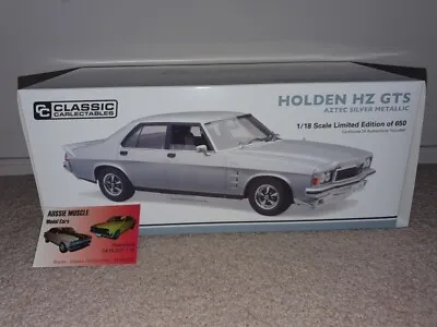 $399.95 • Buy 1:18 Classic Carlectables Holden HZ GTS Monaro Sedan Aztec Silver Metallic
