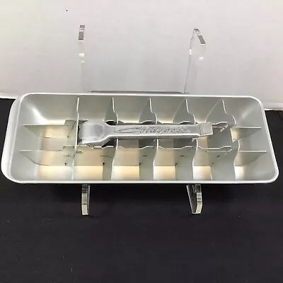 Vintage Aluminum Sears Coldspot Ice Cube Tray Silver Tone Camping RV • $17.95