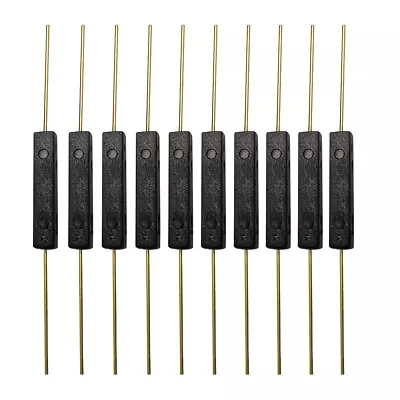 10Pcs Plastic Reed Switch Reed Contact Normally Open (N/O) Magnetic Induction Sw • $10.55