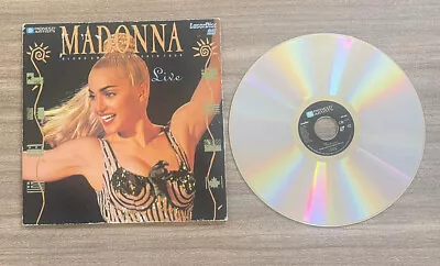 Vintage 80s Madonna Blond Ambition World Tour Live Laserdisc Gatefold Rare Homo • $20