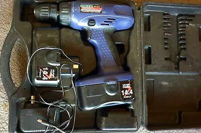 Ozito 14.4v Cordless Drill + 2 Batteries And Charger In Case • $49.99