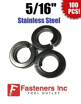 (Qty 100) 5/16  Stainless Steel Regular Split Lock Washers Type 18-8  • $10.99