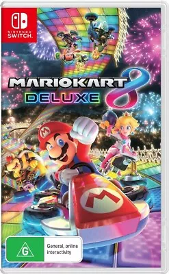 SWI Mario Kart 8 Deluxe Nintendo Switch Game • $74.76