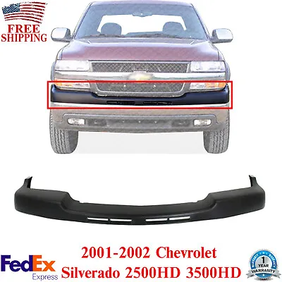 Front Bumper Upper Cover Textured Plastic For 2001-2002 Silverado 2500HD 3500HD • $124.30