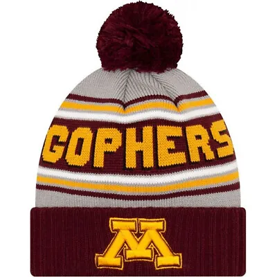 Minnesota Golden Gophers New Era Cuffed Cheer Knit Stocking Cap - NCAA • $24.99