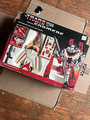 Original Transformers G1 Jetfire Complete Vintage Hasbro 1985 W/ Original Box • $350