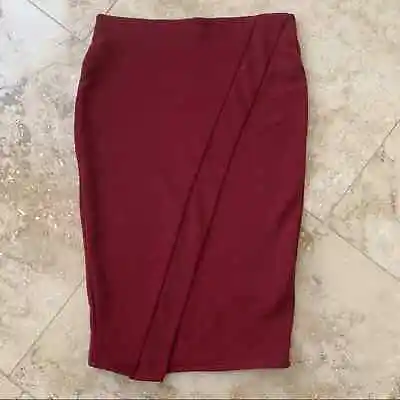 $26 • Buy Zara Ribbed Trafaluc High Waisted Mid-length Skirt
