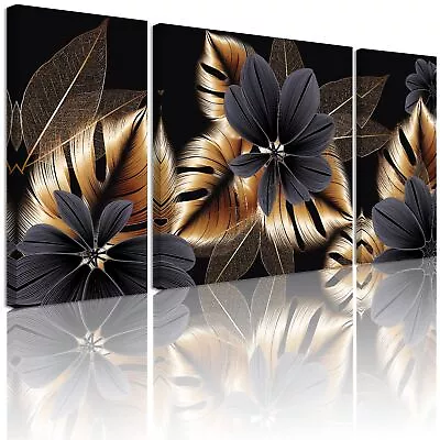 Sdmikeflax 3 Piece Modern Canvas Wall Art For Living Room Large Size 48 X24  ... • $80.09