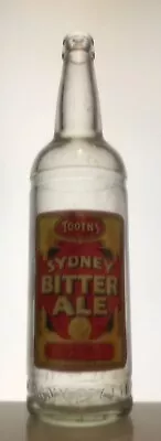 VINTAGE NSW BOTTLE COMPANY CLEAR GLASS BEER BOTTLE 26Oz 1944 • $25.99