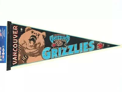 Vintage 1996 Vancouver Grizzlies NBA Basketball Wincraft Full Size 29  Pennant  • $24.99