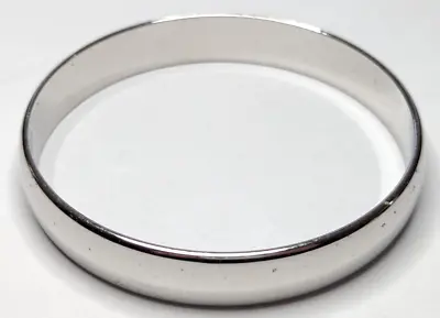 Vintage Monet Polished Silver Tone Bangle Bracelet 3/8  Wide • $13.99