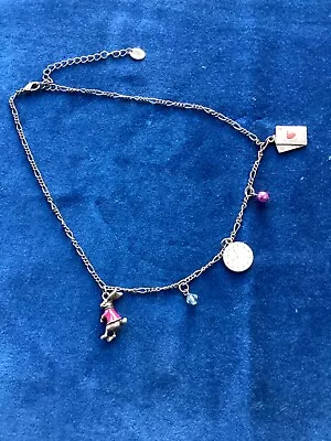 £1 • Buy Alice In Wonderland Pewter/ Silver Necklace With Charms/ Pendants, Rabbit Etc.