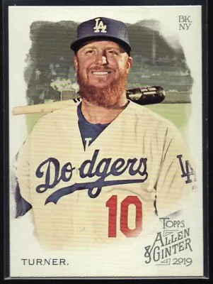 Justin Turner 2019 Topps Allen And Ginter #372  Short Print  Los Angeles Dodgers • $2.99